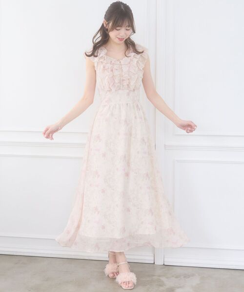 MAJESTIC LEGON（マジェスティックレゴン）の「バックレースアップマルチwayワンピ（ワンピース・レディース・ホワイト系その他2/グリーン系その他/ピンク系その他2・MEDIUM/SMALL）」の10枚目の写真