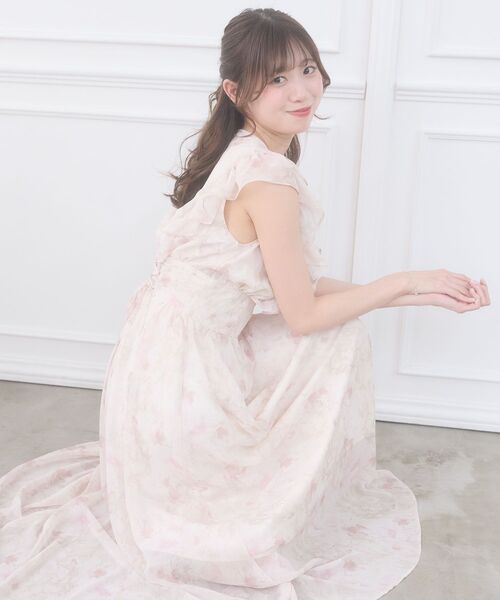 MAJESTIC LEGON（マジェスティックレゴン）の「バックレースアップマルチwayワンピ（ワンピース・レディース・ホワイト系その他2/グリーン系その他/ピンク系その他2・MEDIUM/SMALL）」の12枚目の写真