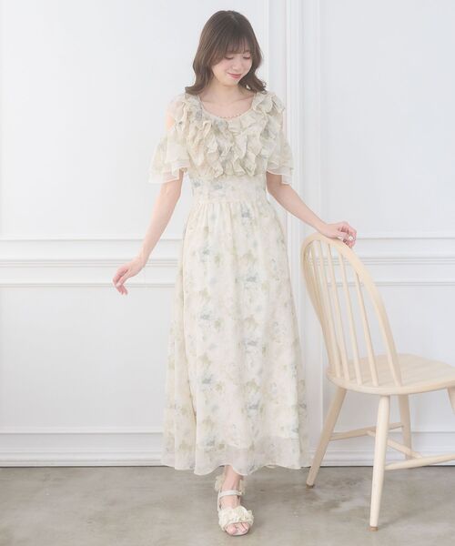 MAJESTIC LEGON（マジェスティックレゴン）の「バックレースアップマルチwayワンピ（ワンピース・レディース・ホワイト系その他2/グリーン系その他/ピンク系その他2・MEDIUM/SMALL）」の15枚目の写真