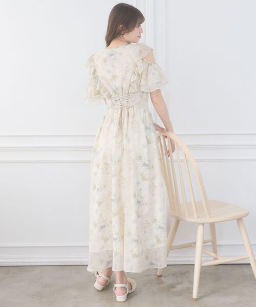 MAJESTIC LEGON（マジェスティックレゴン）の「バックレースアップマルチwayワンピ（ワンピース・レディース・ホワイト系その他2/グリーン系その他/ピンク系その他2・MEDIUM/SMALL）」の17枚目の写真