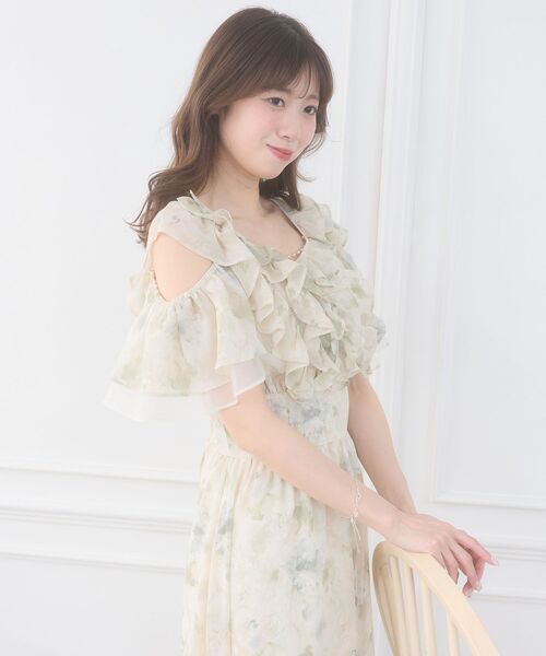 MAJESTIC LEGON（マジェスティックレゴン）の「バックレースアップマルチwayワンピ（ワンピース・レディース・ホワイト系その他2/グリーン系その他/ピンク系その他2・MEDIUM/SMALL）」の20枚目の写真