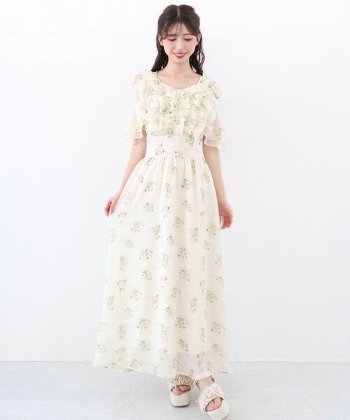 MAJESTIC LEGON（マジェスティックレゴン）の「バックレースアップマルチwayワンピ（ワンピース・レディース・ホワイト系その他2/グリーン系その他/ピンク系その他2・MEDIUM/SMALL）」の22枚目の写真