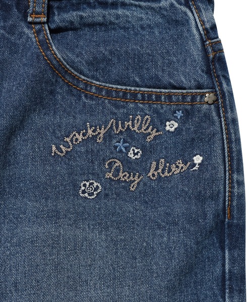 Wacky WiLLy（ワッキーウィリー）の「WOMEN'S DENIM SHORTS（デニムパンツ・レディース・ブルー/クリーム・SMALL/MEDIUM）」の12枚目の写真
