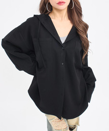 ANAP | フード付 ビッグシルエット シャツ(シャツ/ブラウス)