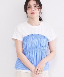 ビスチェドッキングTシャツ【洗濯機OK】