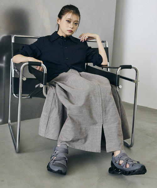 SLOBE IENA（スローブイエナ）の「MIZUNO/ミズノ wave prophecy strap（スニーカー・レディース・ライトグレー/ブラック・25cm/24cm/23cm）」の9枚目の写真