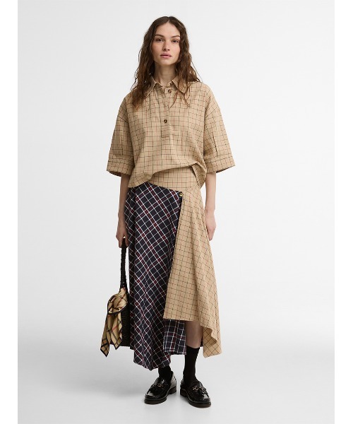 Barbour(バブアー)の「Dalburyタータン アシンメトリー スカート(レディース)(スカート・レディース・ベージュ・8/10)」の8枚目の写真