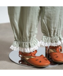 Hoppetta（ホッペッタ）の「【Hoppetta(ホッペッタ)】WガーゼLaceパンツ 80・90・100・110cm（その他パンツ）」