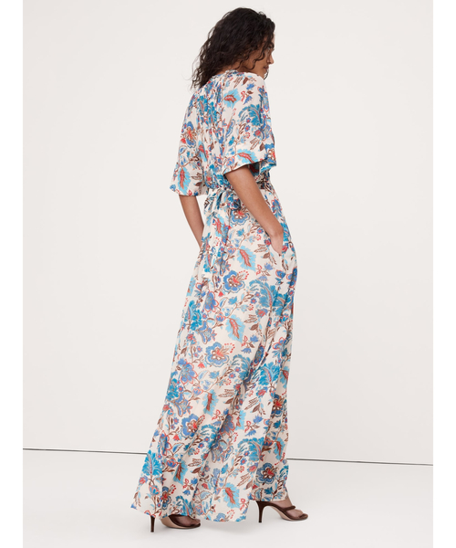 Banana Republic(バナナリパブリック)の「タイバック マキシワンピース(ワンピース・レディース・ブルー・XS/L/M/S)」の2枚目の写真