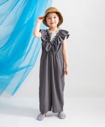 キッズのオールインワン・サロペット（グレー/灰色系）ファッション