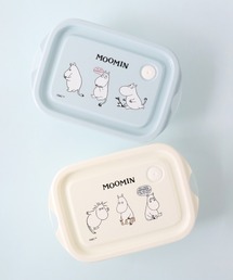 MOOMIN（ムーミン）の「〈MOOMIN/ムーミン〉 ユニークフェイス シールボックスM 2P FCN2W（お弁当箱）」