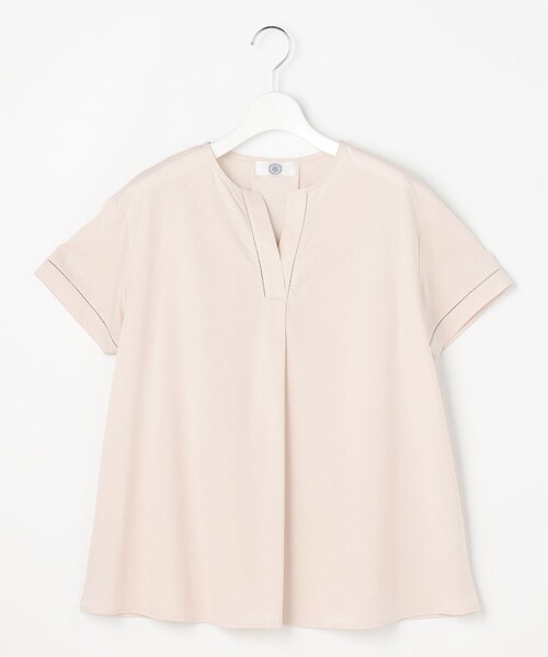 J.PRESS Ladies(J.プレス レディス)の「プレーティングジャージー チュニック丈 カットソー(Tシャツ/カットソー・レディース・グレー系/ライトグレー系/ローズ系/ネイビー系・SMALL)」の15枚目の写真