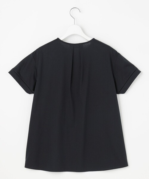 J.PRESS Ladies(J.プレス レディス)の「プレーティングジャージー チュニック丈 カットソー(Tシャツ/カットソー・レディース・グレー系/ライトグレー系/ローズ系/ネイビー系・SMALL)」の19枚目の写真