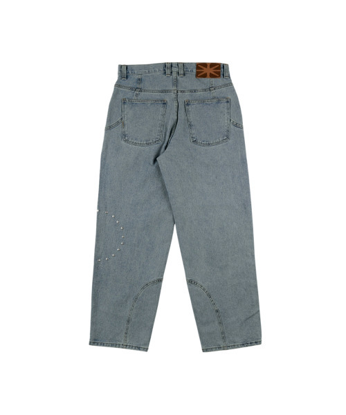 ERTR(イーアールティーアール)の「Marvin Circle Rivet Denim Pants Light Blue(デニムパンツ・レディース・その他・SMALL/MEDIUM/LARGE)」の3枚目の写真