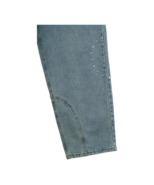 ERTR(イーアールティーアール)の「Marvin Circle Rivet Denim Pants Light Blue(デニムパンツ・レディース・その他・SMALL/MEDIUM/LARGE)」の7枚目の写真