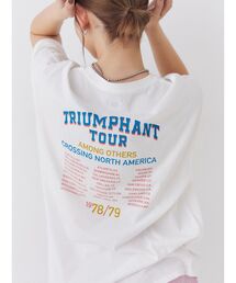 Ungrid（アングリッド）の「ツアーロゴルーズTee（Tシャツ/カットソー）」