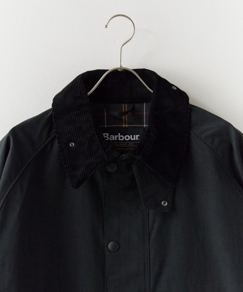 Barbour(バブアー)の「Barbour/バブアー transporter casual jacketTRANSPORT トランスポート ピーチスキン コットン ショートレングスブルゾン 2026年 夏 夏服 秋服(ブルゾン・メンズ・ブラック/グリーン・36/38/40)」の12枚目の写真
