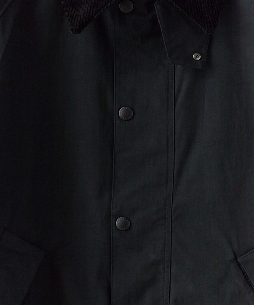 Barbour(バブアー)の「Barbour/バブアー transporter casual jacketTRANSPORT トランスポート ピーチスキン コットン ショートレングスブルゾン 2026年 夏 夏服 秋服(ブルゾン・メンズ・ブラック/グリーン・36/38/40)」の10枚目の写真