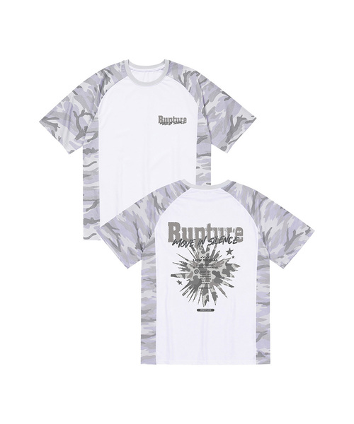 VENHIT(ベンヒット)の「ルプチャー カモ レグラン 半袖Tシャツ(Tシャツ/カットソー・レディース・ホワイト/ブラック・X-LARGE/SMALL/MEDIUM/LARGE)」の2枚目の写真