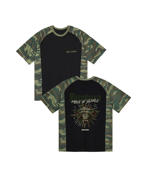 VENHIT(ベンヒット)の「ルプチャー カモ レグラン 半袖Tシャツ(Tシャツ/カットソー・レディース・ホワイト/ブラック・X-LARGE/SMALL/MEDIUM/LARGE)」の1枚目の写真