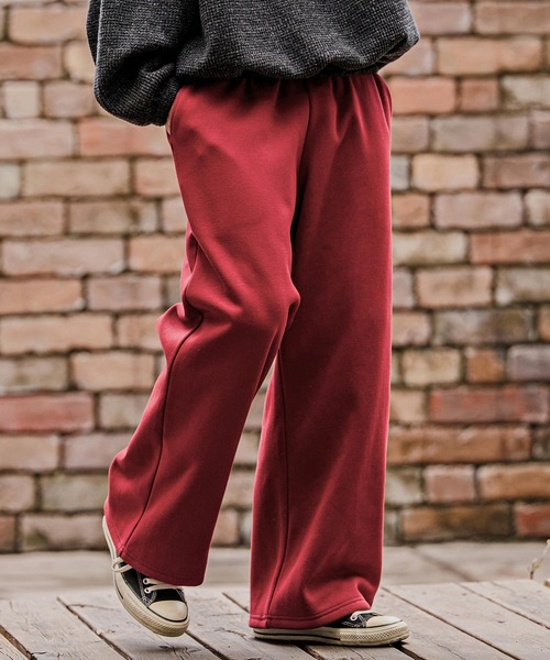 CAMBIO(カンビオ)の「mp15104-Fleece Lined Baggy Wide Sweat pants バギーワイドスウェットパンツ(A70826cmb)(スウェットパンツ・メンズ・ミックスグレー/ブラック/ネイビー/ベージュ/レッド系その他・L/M/S)」の5枚目の写真