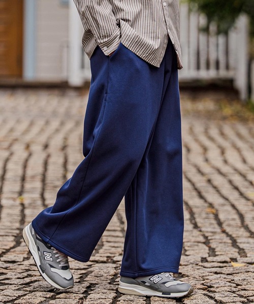 CAMBIO(カンビオ)の「mp15104-Fleece Lined Baggy Wide Sweat pants バギーワイドスウェットパンツ(A70826cmb)(スウェットパンツ・メンズ・ミックスグレー/ブラック/ネイビー/ベージュ/レッド系その他・L/M/S)」の18枚目の写真