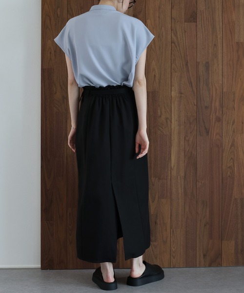 J by blue(ジェイバイブルー)の「《2サイズ展開》ベルト付きリネンタイトスカート(スカート・レディース・ブラック/ベージュ・LARGE/MEDIUM)」の13枚目の写真