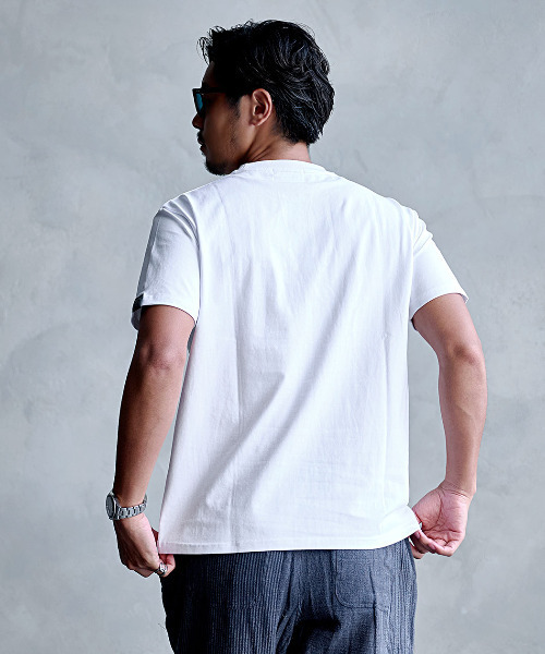 CavariA(キャバリア)の「『CavariA/キャバリア』別注ベア天竺半袖Tシャツ(Tシャツ/カットソー・メンズ・ブラック/ホワイト・XL/L/M)」の6枚目の写真