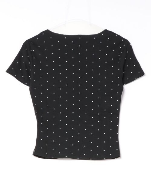 almo(アルモ)の「【LAMPOON】ドットレイヤードトップス(その他トップス・レディース・ブラック・LARGE/MEDIUM/SMALL)」の7枚目の写真