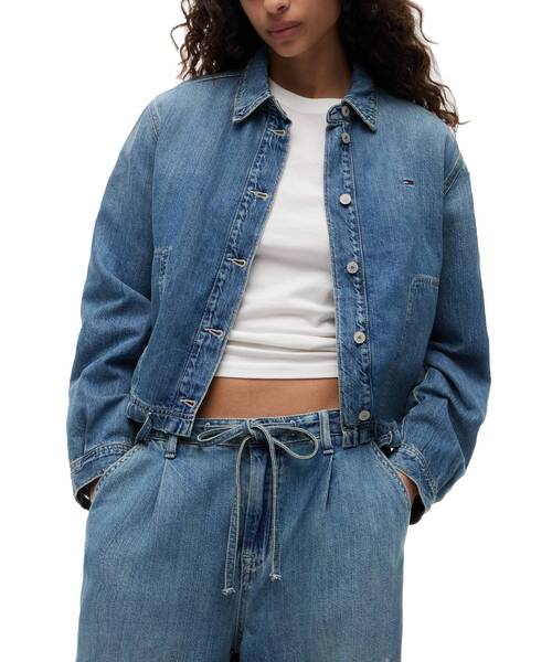 tommy jeans(トミー ジーンズ)の「ワイドシルエットデニムパンツ(デニムパンツ・レディース・インディゴブルー・25inch/27inch/26inch)」の7枚目の写真