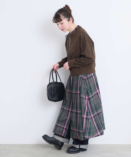 l'atelier du savon(アトリエドサボン)の「さらさらマドラスチェック リボンワンピース(ワンピース・レディース・レッド/ブルー/カーキ・FREE)」の21枚目の写真
