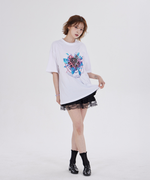 DYSFUNCT(ディスファンクト)の「UNWANTED BEARS T-SHIRT(WHITE)(Tシャツ/カットソー・レディース・その他・SMALL/MEDIUM/LARGE)」の2枚目の写真