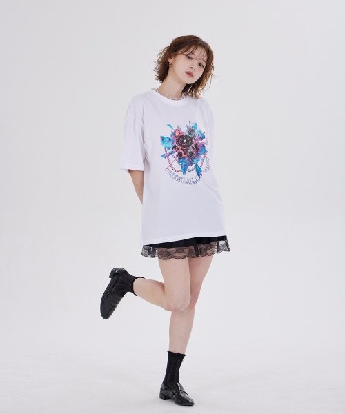 DYSFUNCT(ディスファンクト)の「UNWANTED BEARS T-SHIRT(WHITE)(Tシャツ/カットソー・レディース・その他・SMALL/MEDIUM/LARGE)」の3枚目の写真
