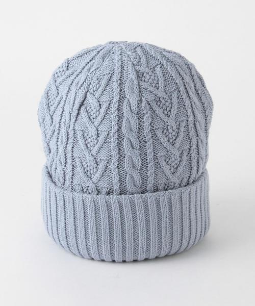 coen(コーエン)の「コットンニットワッチ◆(ニットキャップ/ビーニー・レディース・オフホワイト/ライトグレー/ライトブルー/ネイビー・フリー)」の7枚目の写真
