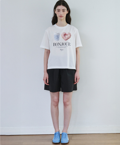 MALOUPE(マロップ)の「5218 アモールグラフィックTシャツ (ホワイト)(Tシャツ/カットソー・レディース・ホワイト・FREE)」の8枚目の写真