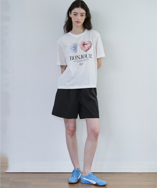 MALOUPE(マロップ)の「5218 アモールグラフィックTシャツ (ホワイト)(Tシャツ/カットソー・レディース・ホワイト・FREE)」の9枚目の写真
