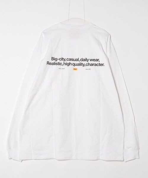 FAT(エフエイティー)の「SIGNATee L(Tシャツ/カットソー・メンズ・ホワイト/ブラック/ワイン/サックスブルー・TITCH(M)/SKINNY(L)/JUMBO(XXL)/FAT(XL))」の5枚目の写真