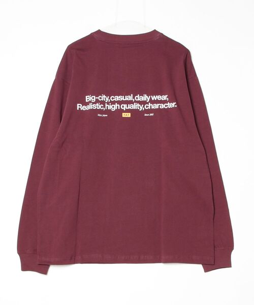 FAT(エフエイティー)の「SIGNATee L(Tシャツ/カットソー・メンズ・ホワイト/ブラック/ワイン/サックスブルー・TITCH(M)/SKINNY(L)/JUMBO(XXL)/FAT(XL))」の6枚目の写真