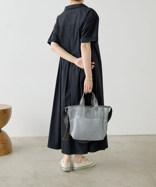 ear PAPILLONNER(イアパピヨネ)の「開襟シャツライクワンピース【SUM1 STYLE】(ワンピース・レディース・グリーン/ブラック・FREE)」の22枚目の写真