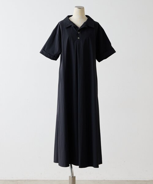 ear PAPILLONNER(イアパピヨネ)の「開襟シャツライクワンピース【SUM1 STYLE】(ワンピース・レディース・グリーン/ブラック・FREE)」の17枚目の写真