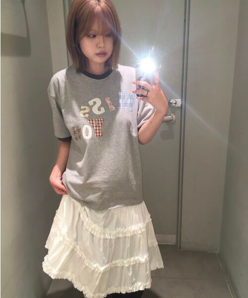 S'EST(エスイーエスティー)の「Miss You Ringer T-shirts Gray(Tシャツ/カットソー・メンズ・グレー・SMALL/MEDIUM/LARGE)」の3枚目の写真