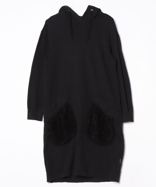 【新品タグ付き】　mercibeaucoup, メルシーボークー　ゆったり　黒 ブランド古着】mercibeaucoup,｜メルシーボークーのワンピース/ドレス