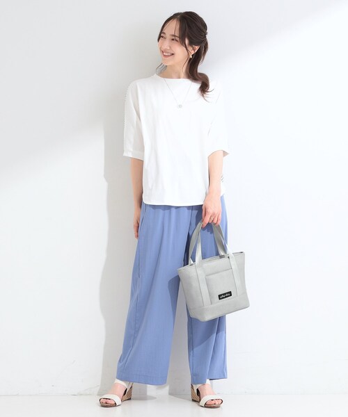 SHOO・LA・RUE（シューラルー）の「メッシュトートバッグ（トートバッグ・レディース・ダークグレー/ブラック/ライトグレー・00）」の5枚目の写真