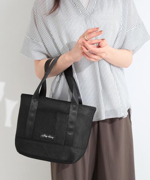 SHOO・LA・RUE（シューラルー）の「メッシュトートバッグ（トートバッグ・レディース・ダークグレー/ブラック/ライトグレー・00）」の8枚目の写真