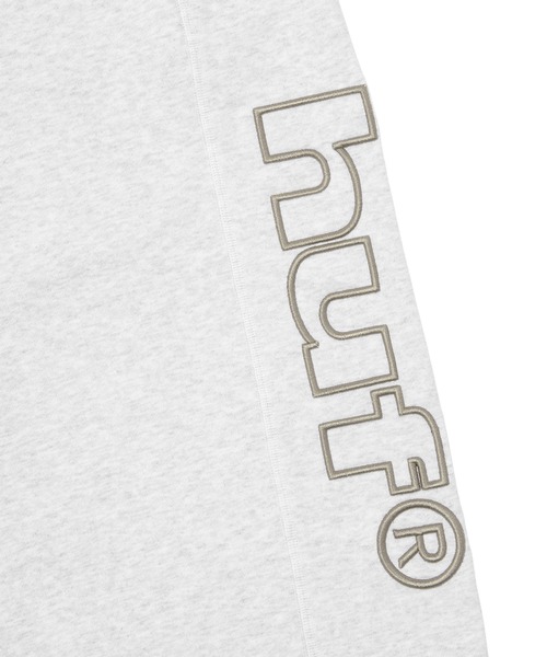 HUF（ハフ）の「BERMUDA FLEECE SHORT（スウェットパンツ・メンズ・アッシュグレー/ブラック/カモフラージュ・L/XL/M/S）」の8枚目の写真