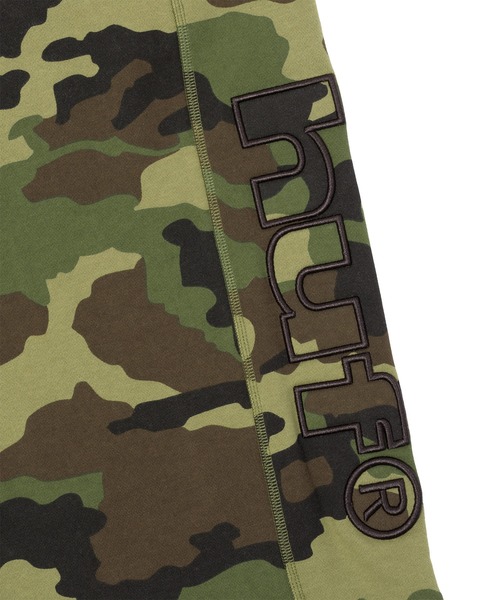 HUF（ハフ）の「BERMUDA FLEECE SHORT（スウェットパンツ・メンズ・アッシュグレー/ブラック/カモフラージュ・L/XL/M/S）」の10枚目の写真