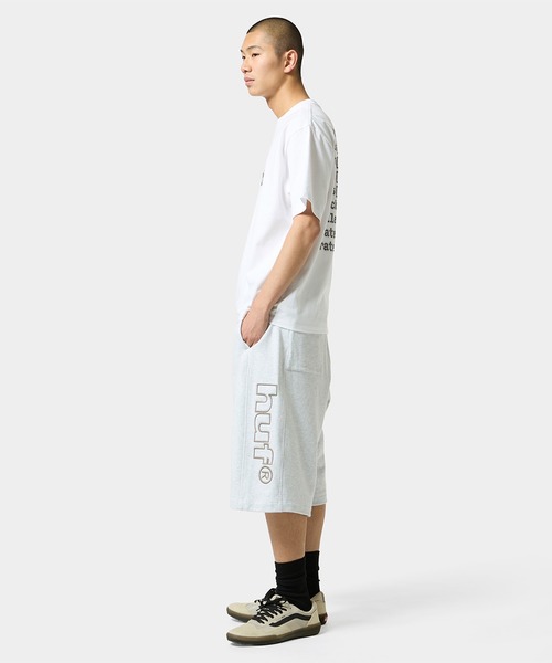 HUF（ハフ）の「BERMUDA FLEECE SHORT（スウェットパンツ・メンズ・アッシュグレー/ブラック/カモフラージュ・L/XL/M/S）」の13枚目の写真