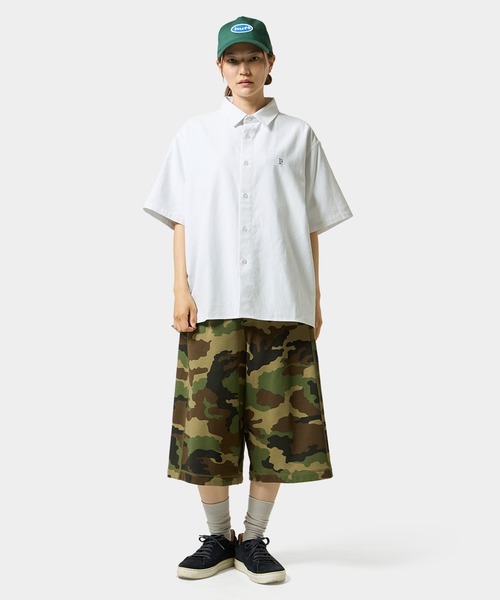 HUF（ハフ）の「BERMUDA FLEECE SHORT（スウェットパンツ・メンズ・アッシュグレー/ブラック/カモフラージュ・L/XL/M/S）」の15枚目の写真