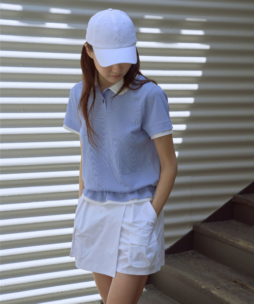 MONDAYFLOW(マンデーフロー)の「フィルソグッドニットライクトップ_ライトブルー(Tシャツ/カットソー・レディース・その他・SMALL/MEDIUM/LARGE)」の4枚目の写真