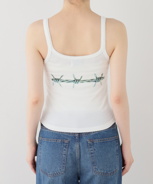 Oriens JOURNAL STANDARD(オリエンス ジャーナルスタンダード)の「【HOLECO/ホレコ】 Dango Camisole(CREEP/WHITE)(キャミソール・レディース・ホワイト・FREE)」の6枚目の写真